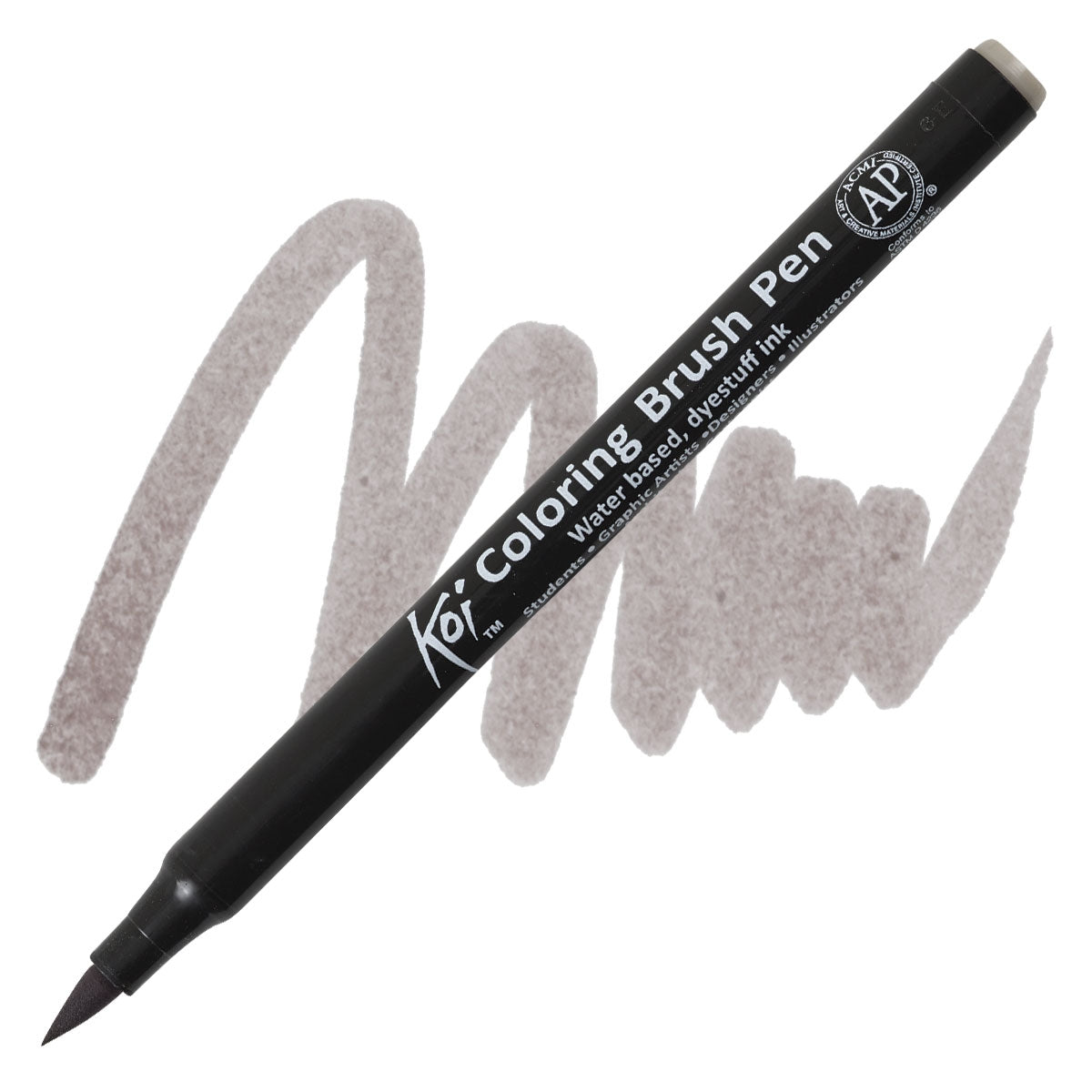 Carioci Sakura Koi Color Brush - Light warm grey - din categoria , recomandat pentru desen si activitati creative, disponibil online cu livrare rapida