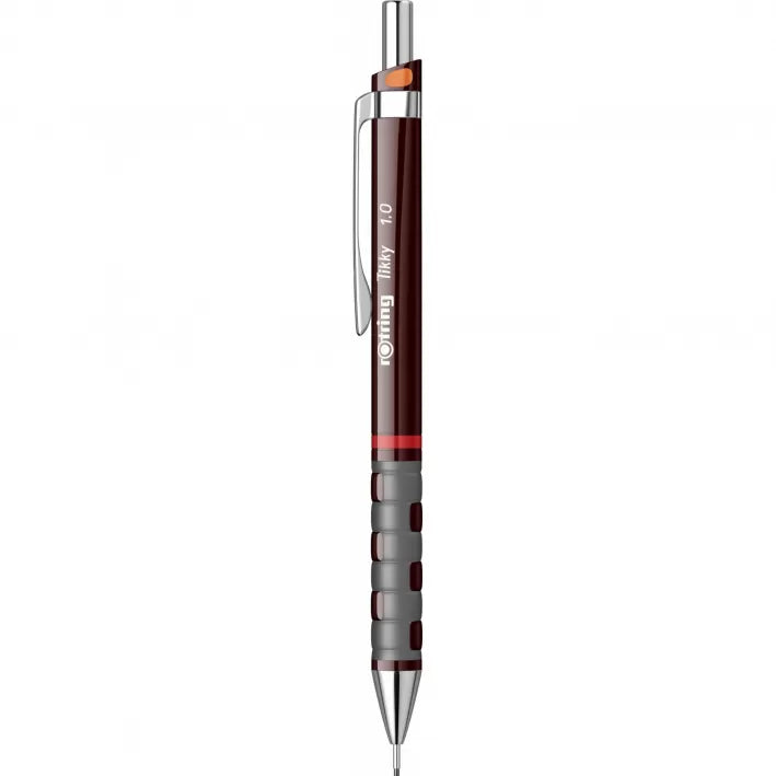 Creion mecanic Rotring Tikky III ergonomic, portmină profesional cu design confortabil și mecanism de precizie. Ideal pentru desen tehnic, schițe, note și scris zilnic. Creionul Rotring are corp cauciucat antiderapant, prindere ergonomică și este compatibil cu mine de 0.5 mm. Perfect pentru arhitecți, studenți și pasionați de artă.