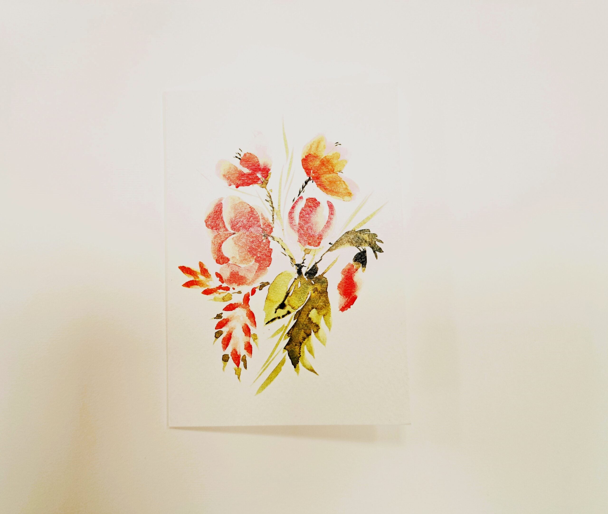 Acuarella - culori acrilice, accesorii papetarie, pensule, carioci si markere etc - Felicitare Maci din categoria Arts & Entertainment > Party & Celebration > Gift Giving > Greeting & Note Cards > Greeting Cards, recomandat pentru desen si activitati creative, pret avantajos in magazin online