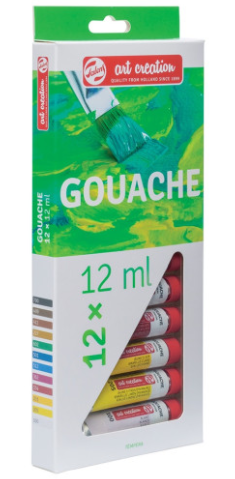 Set guase Art Creation 24 x 12 ml - din categoria , potrivit pentru uz profesional si hobby, alegere inspirata pentru papetarie moderna