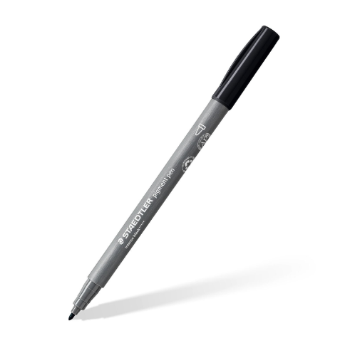 PIGMENT LINER CU VARF MOALE TIP PENSULA NEGRU