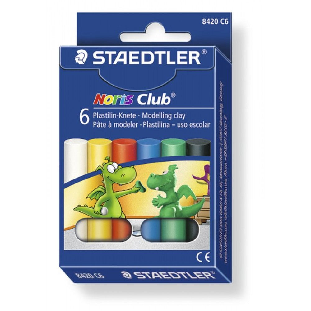 Acuarella - culori acrilice, accesorii papetarie, pensule, carioci si markere etc - Set 6 plasteline Staedtler din categoria Arts & Entertainment > Hobbies & Creative Arts > Arts & Crafts > Art & Crafting Materials > Pottery & Sculpting Materials > Clay & Modeling Dough > Modeling Dough, ideal pentru scoala si teme zilnice, pret avantajos in magazin online
