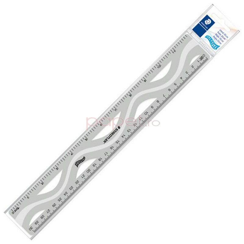 RIGLA PLASTIC 30 CM ULTRAFLEXIBILA