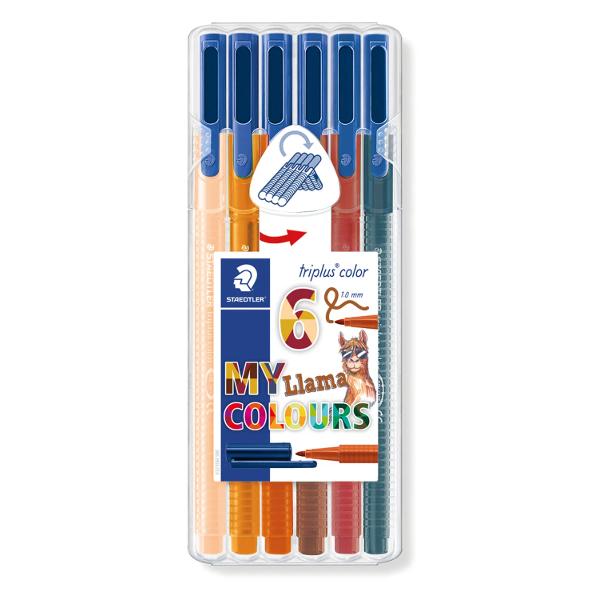 FINELINER TRIPLUS 6CUL/SET LLAMA
