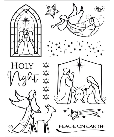 STAMPILA SILICON "HOLY NIGHT"