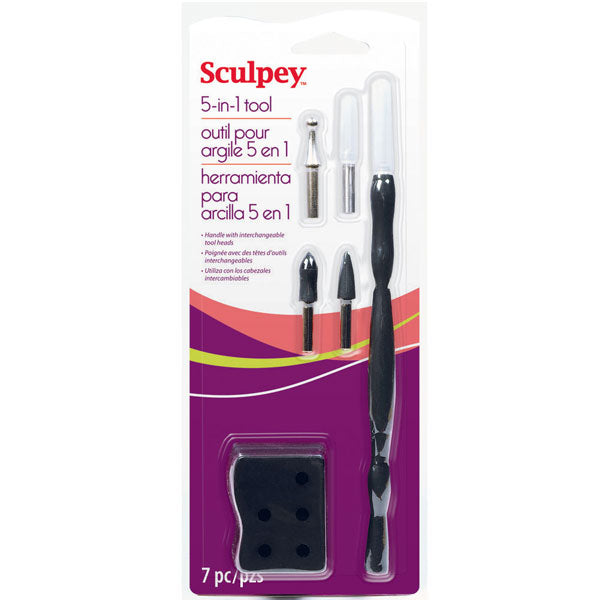 Acuarella - culori acrilice, accesorii papetarie, pensule, carioci si markere etc - Set Sculpey 5 in 1 modelaj din categoria Arts & Entertainment > Hobbies & Creative Arts > Arts & Crafts > Art & Crafting Tools > Craft Cutting & Embossing Tools > Craft Cutters & Embossers, perfect pentru birou si organizare eficienta, disponibil online cu livrare rapida