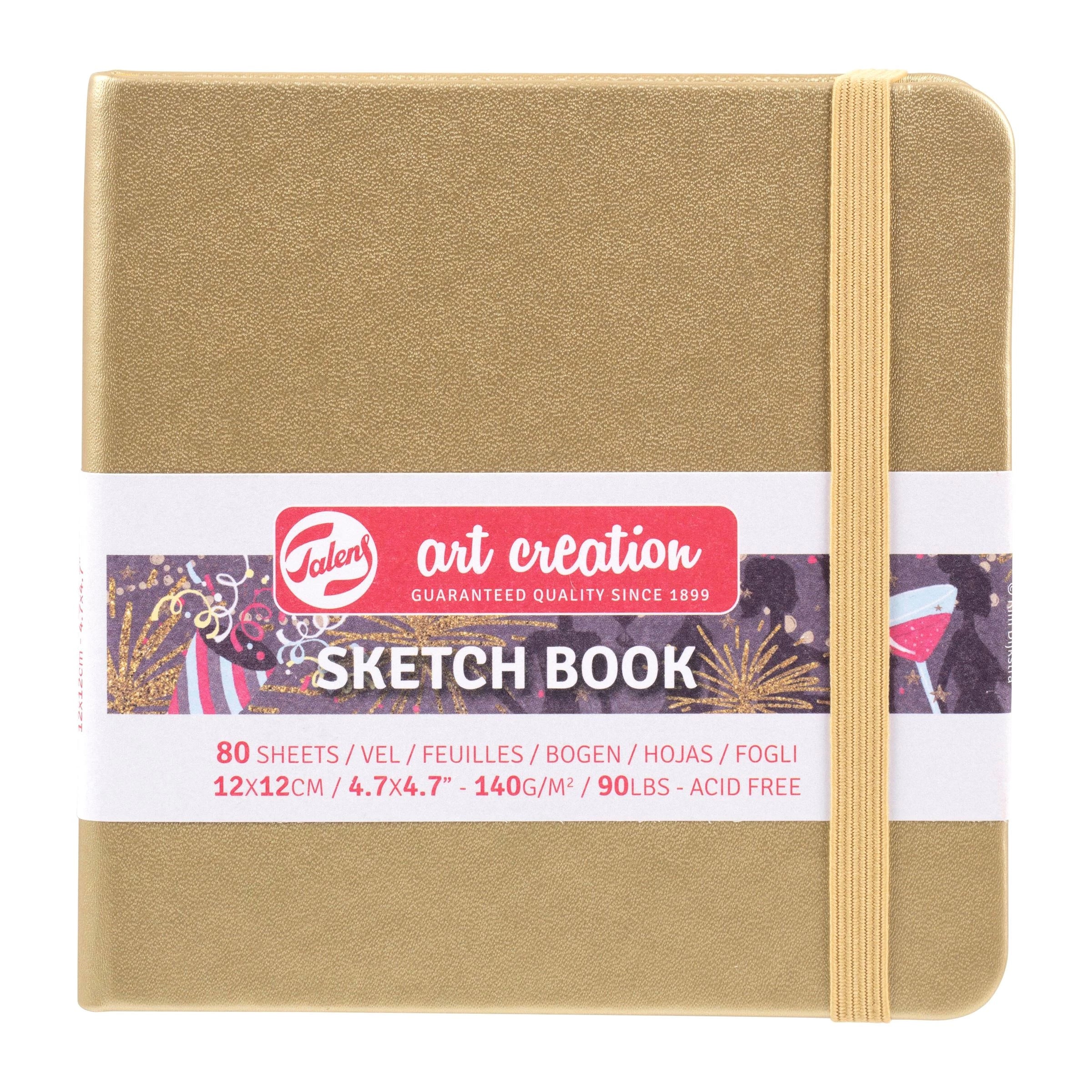 Sketchbook Talens Art Creation Gold - 13x21 cm - din categoria , util pentru elevi, studenti si profesori, produs original disponibil din stoc