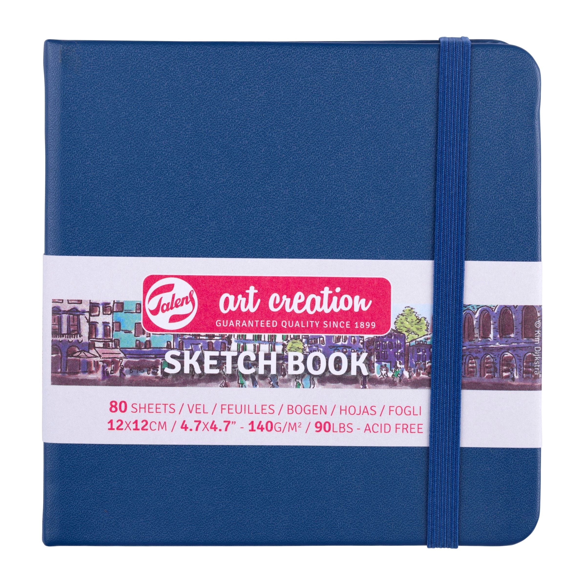 Sketchbook Talens Art Creation Navy Blue - 13x21 cm - din categoria , excelent pentru proiecte artistice si craft, pret avantajos in magazin online