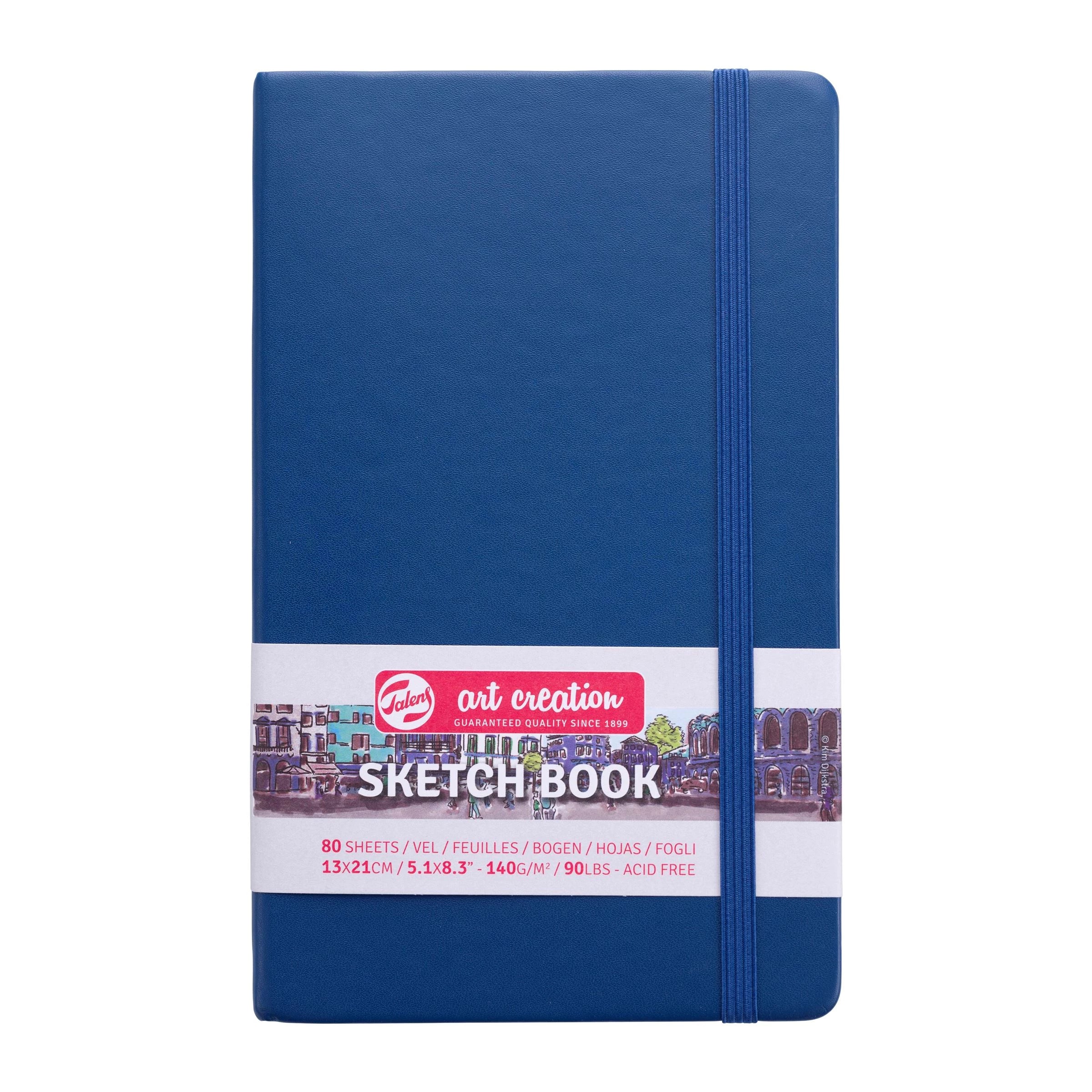 Sketchbook Talens Art Creation Navy Blue - 15x21 cm - din categoria , util pentru elevi, studenti si profesori, pret avantajos in magazin online