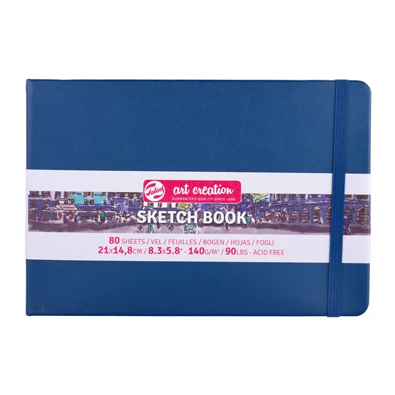 Sketchbook Talens Art Creation Navy Blue - 21x30 cm - din categoria , util pentru elevi, studenti si profesori, alegere inspirata pentru papetarie moderna