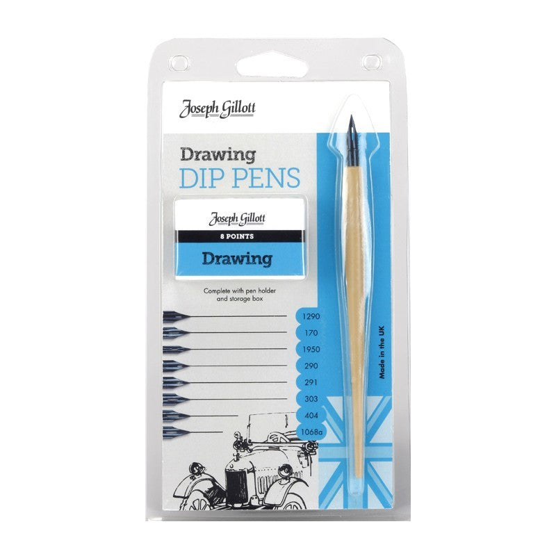 Set caligrafie si desen Drawing Joseph Gillott