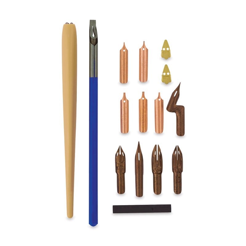 Set caligrafie toc cu penite William Mitchell