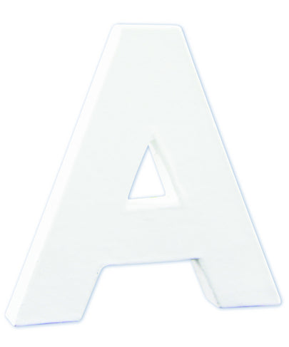 Litere 12 cm din carton presat Decopatch