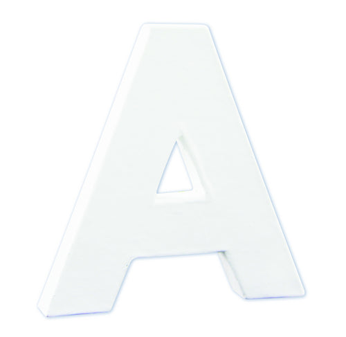 Litere 12 cm din carton presat Decopatch