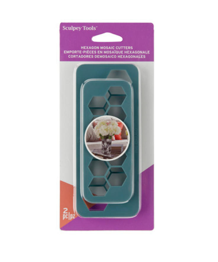 Set cuttere Mozaic Hexagon Sculpey