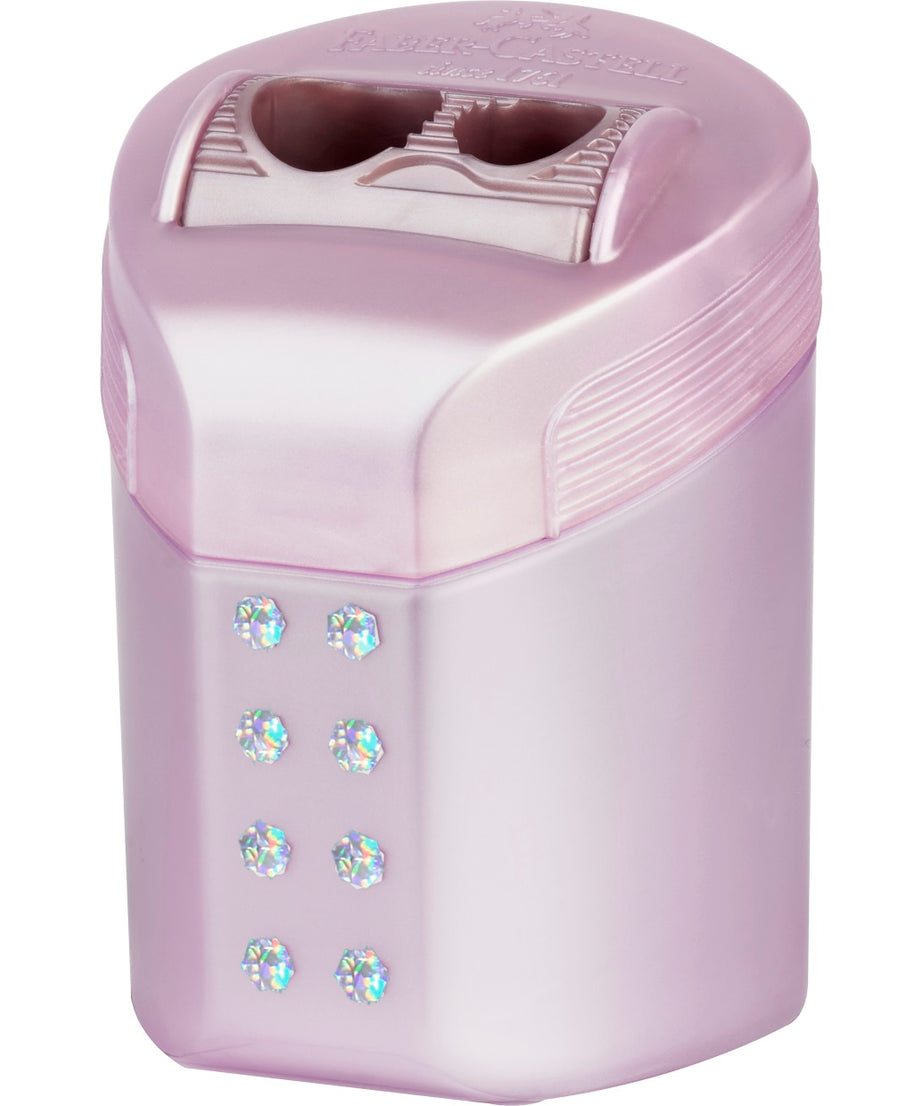 Acutitoare dubla roll on sparkle pastel Faber-Castell