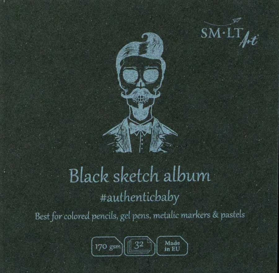 Acuarella - culori acrilice, accesorii papetarie, pensule, carioci si markere etc - Bloc desen mini Black SM.LT din categoria , ideal pentru scoala si teme zilnice, produs original disponibil din stoc