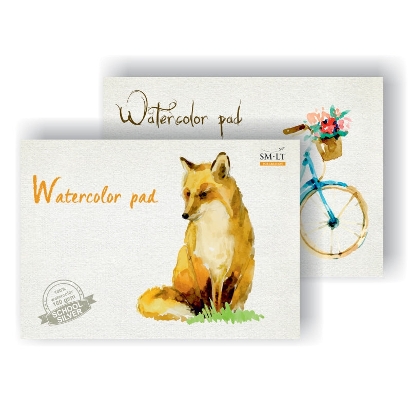 Acuarella - culori acrilice, accesorii papetarie, pensule, carioci si markere etc Bloc acuarela School watercolor pad Silver - A4 - Bloc acuarela School watercolor pad Silver din categoria , perfect pentru birou si organizare eficienta, calitate premium pentru rezultate excelente