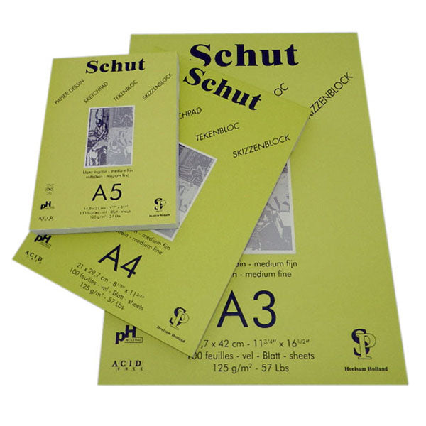 Acuarella - culori acrilice, accesorii papetarie, pensule, carioci si markere etc Bloc desen Schut Sketch 125 gr/mp - 15 x 21 cm (A5) - Bloc desen Schut Sketch 125 gr/mp calitate superioara din categoria Arts & Entertainment > Hobbies & Creative Arts > Arts & Crafts > Art & Crafting Materials > Art & Craft Paper > Drawing & Painting Paper, util pentru elevi, studenti si profesori, alegere inspirata pentru papetarie moderna