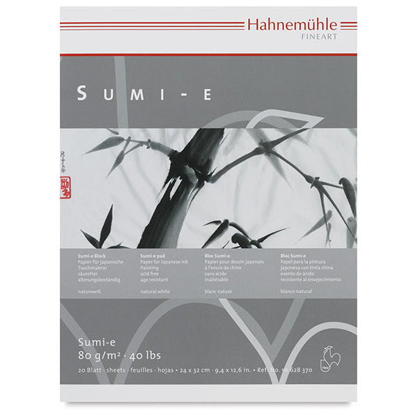 Acuarella - culori acrilice, accesorii papetarie, pensule, carioci si markere etc Bloc de desen Sumi-e 80g 20 coli - 24x32 cm - Bloc de desen Hahnemuhle Sumi-e din categoria Arts & Entertainment > Hobbies & Creative Arts > Arts & Crafts > Art & Crafting Materials > Art & Craft Paper > Drawing & Painting Paper, recomandat pentru desen si activitati creative, disponibil online cu livrare rapida