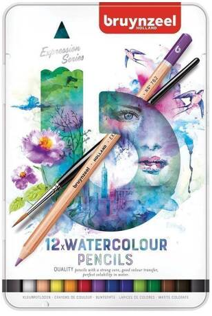 Seturi creioane colorate Bruynzeel Expression Aquarel
