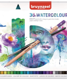Seturi creioane colorate Bruynzeel Expression Aquarel