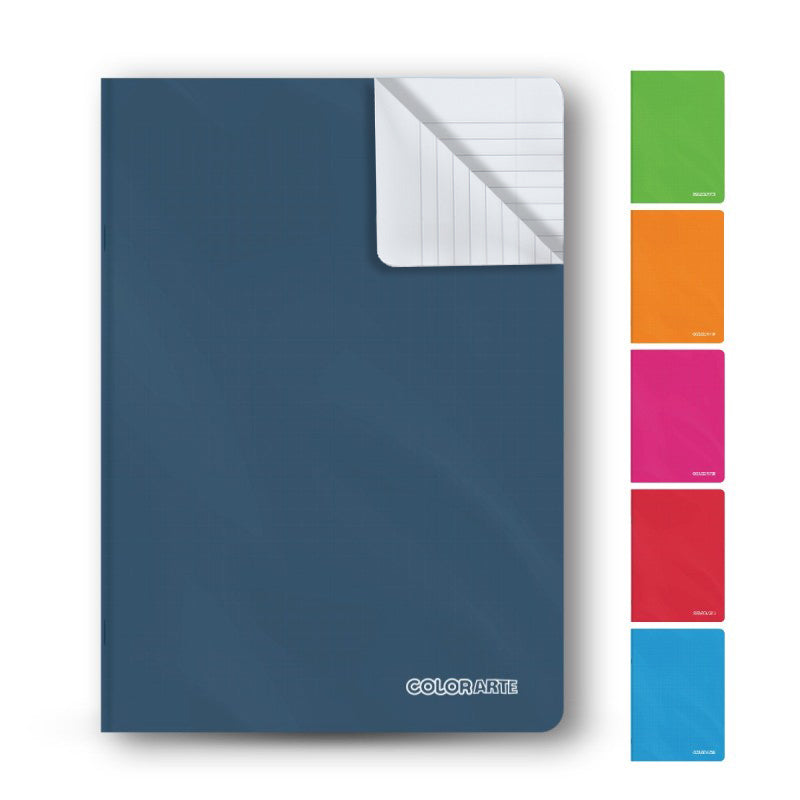 Acuarella - culori acrilice, accesorii papetarie, pensule, carioci si markere etc - Caiet A4, 100 file, dictando, coperta plastic 230microni, 70g/mp Colorarte din categoria , perfect pentru birou si organizare eficienta, produs original disponibil din stoc