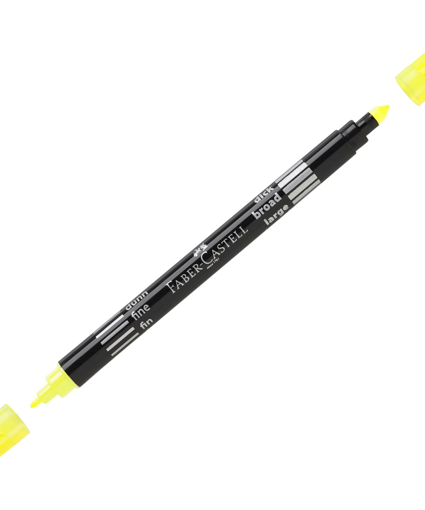 Carioci cu 2 capete 10 culori neon Faber-Castell