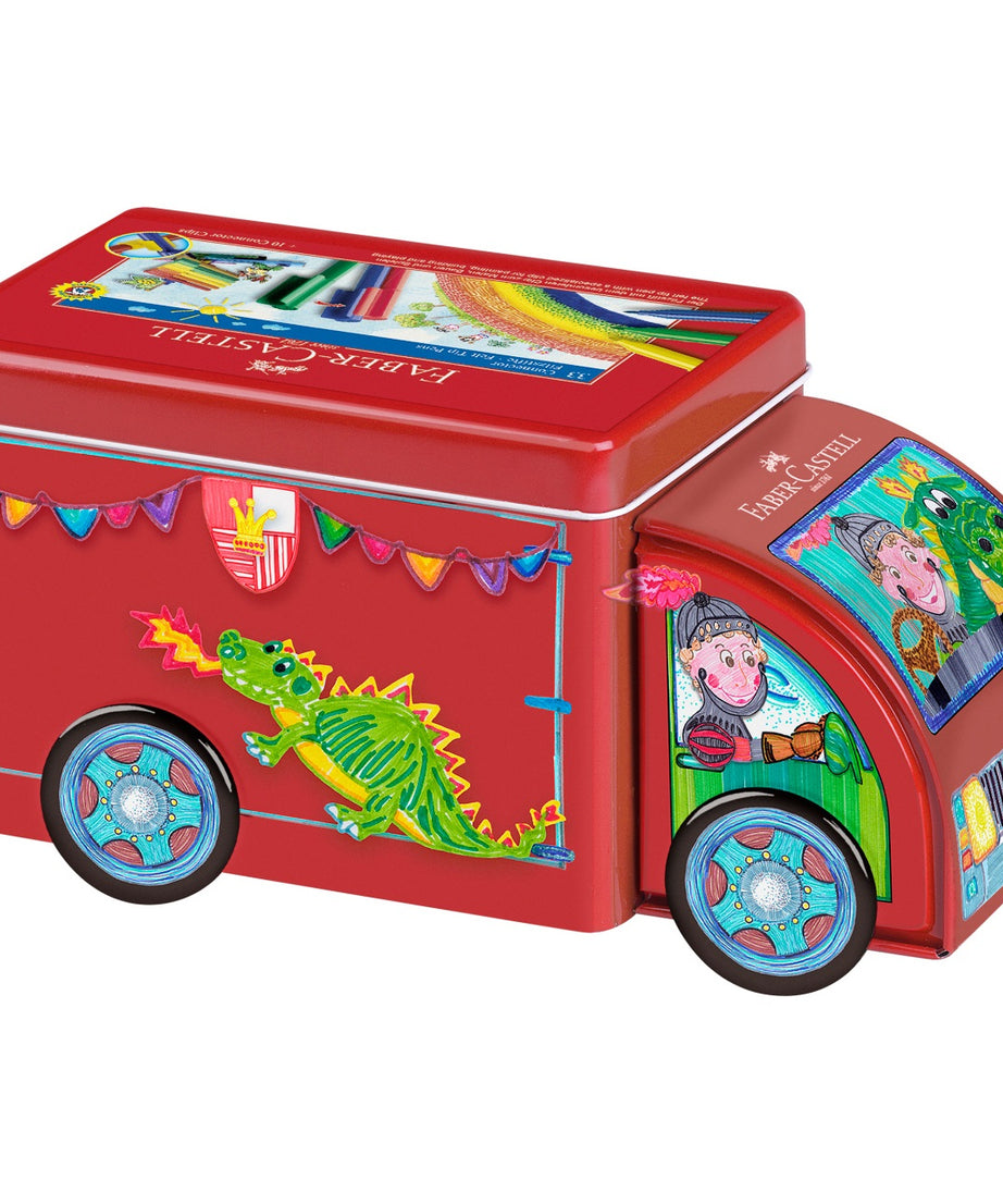 Carioci set 33 culori camion connector Faber-Castell