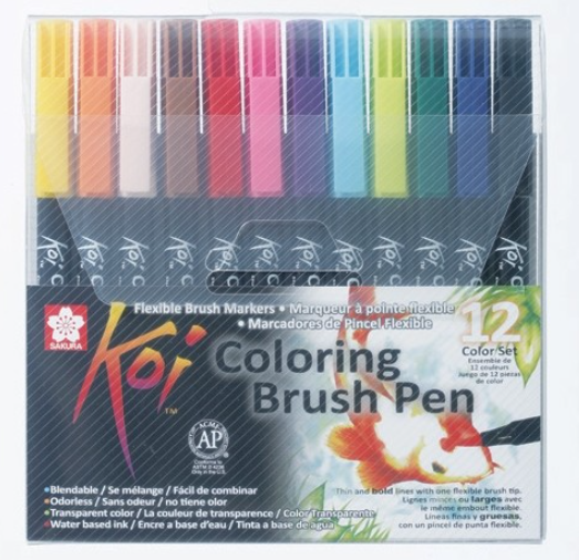 Seturi carioci Sakura Koi Color Brush 24 - din categoria , perfect pentru birou si organizare eficienta, produs original disponibil din stoc