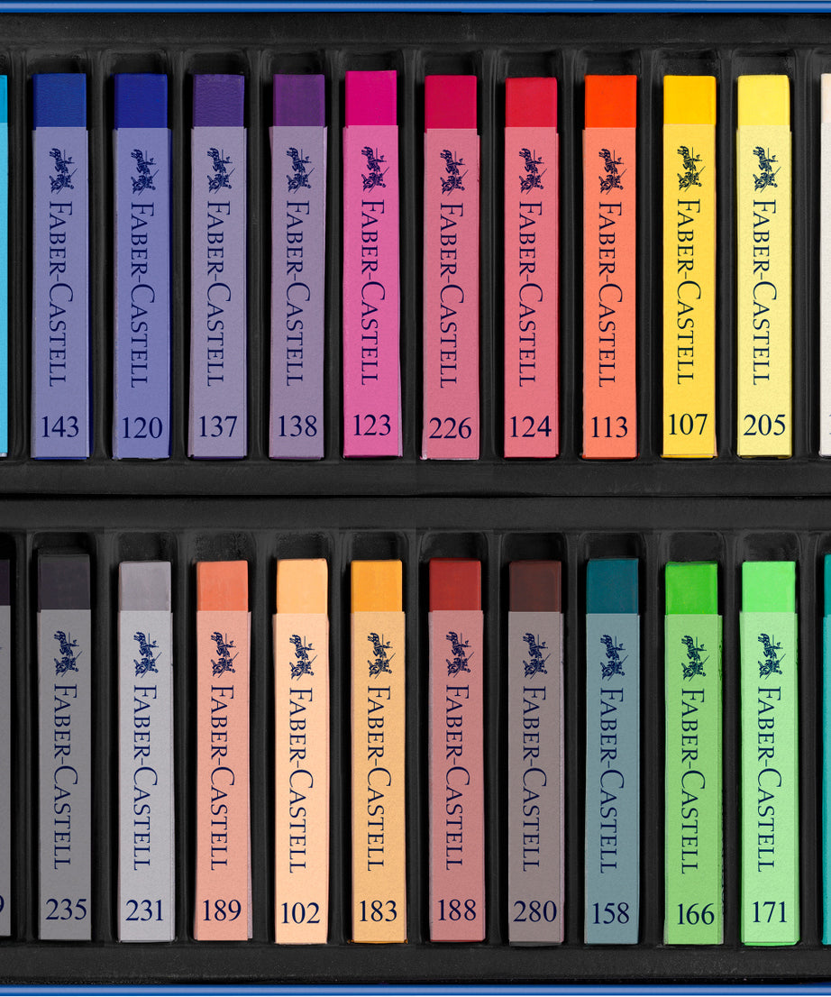 Set pastel uscat Faber-Castell 24