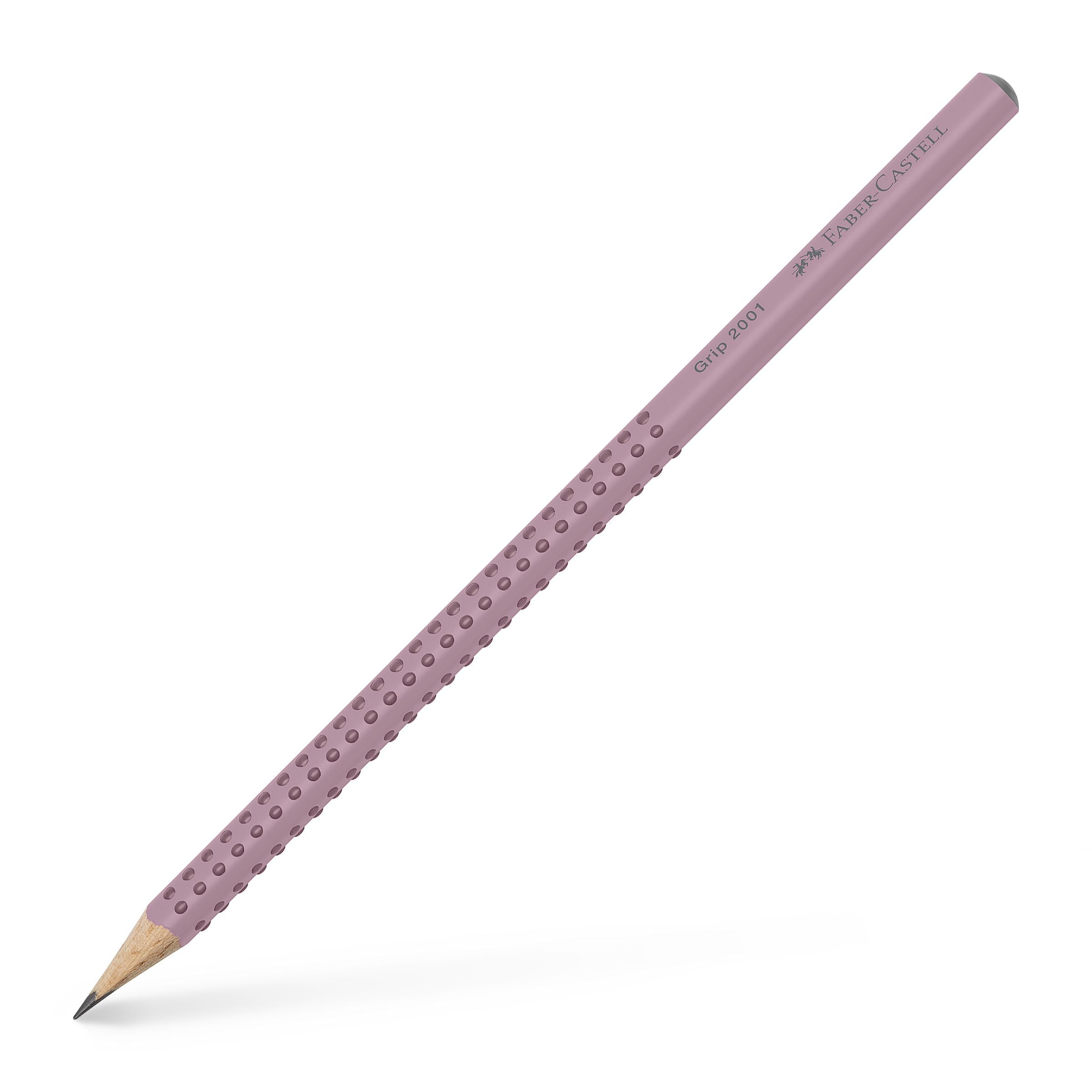 Creion grafit B grip 2001 Rose Faber Castell