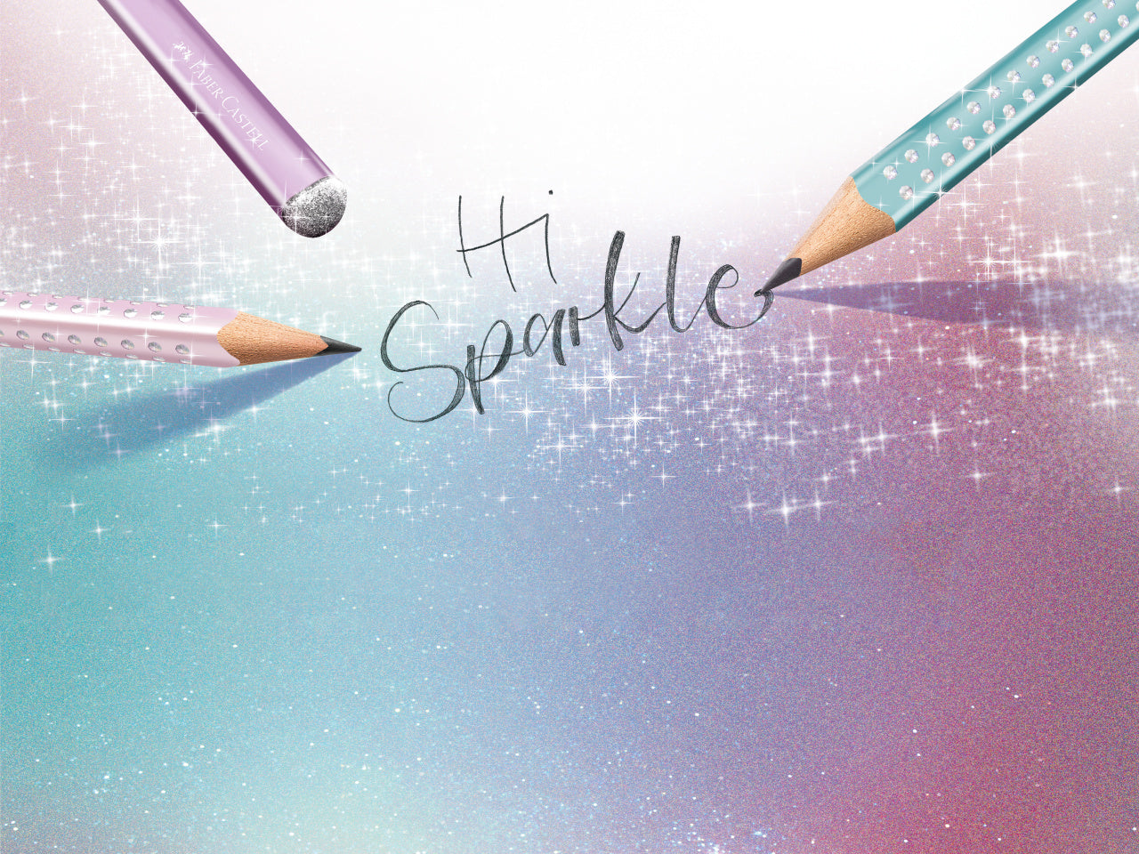 Creion grafit B Sparkle 2023 Faber-Castell