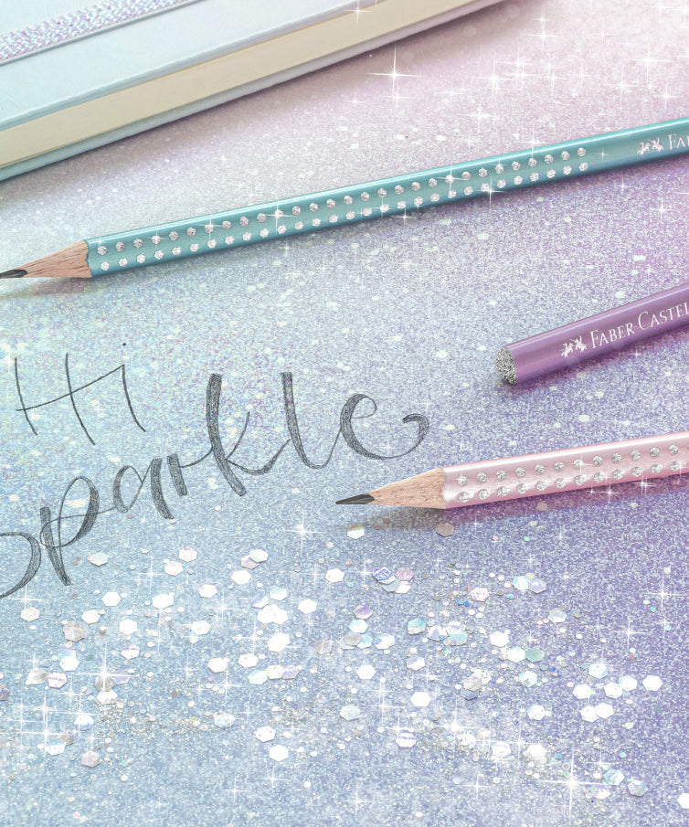 Creion grafit B Sparkle 2023 Faber-Castell