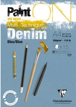 Bloc desen PAINT'ON DENIM Clairefontaine