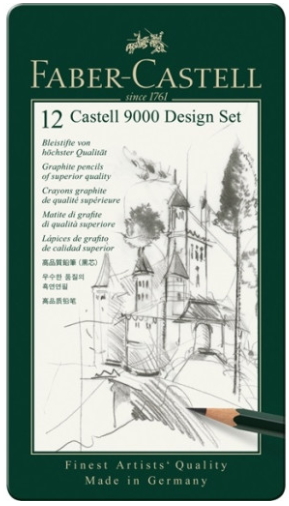 Set 12 creioane Castell 9000