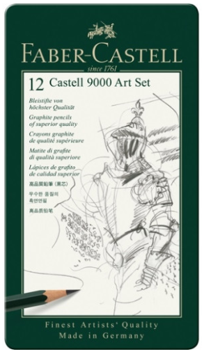 Set 12 creioane Castell 9000