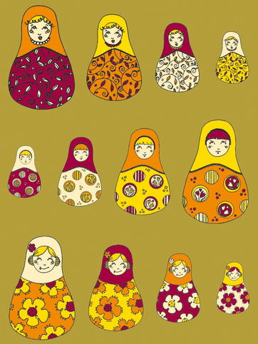 Acuarella - culori acrilice, accesorii papetarie, pensule, carioci si markere etc - Hartie decorativa Matriochka Decopatch din categoria Arts & Entertainment > Hobbies & Creative Arts > Arts & Crafts > Art & Crafting Materials > Art & Craft Paper > Cardstock & Scrapbooking Paper > Scrapbooking Paper, ideal pentru scoala si teme zilnice, disponibil online cu livrare rapida