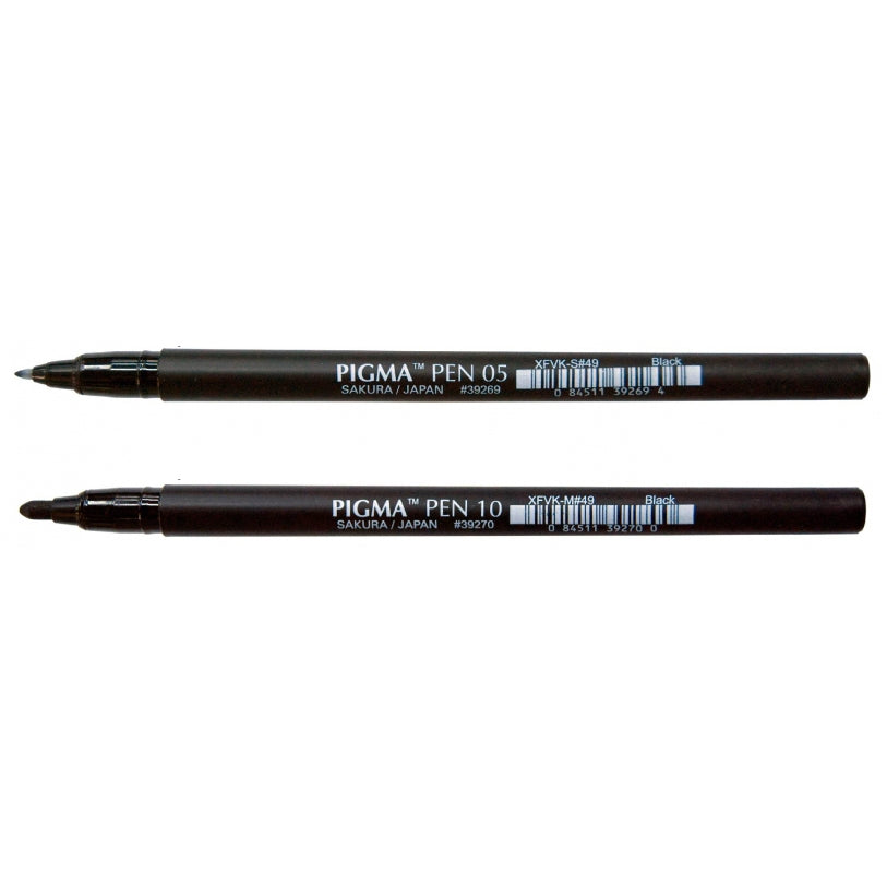 Acuarella - culori acrilice, accesorii papetarie, pensule, carioci si markere etc Markere Sakura Pigma Professional Pen Black 05 - Carioci Sakura Pigma Professional Pen din categoria Office Supplies > Office Instruments > Writing & Drawing Instruments > Pens & Pencils > Pens > Felt Tips, ideal pentru scoala si teme zilnice, alegere inspirata pentru papetarie moderna