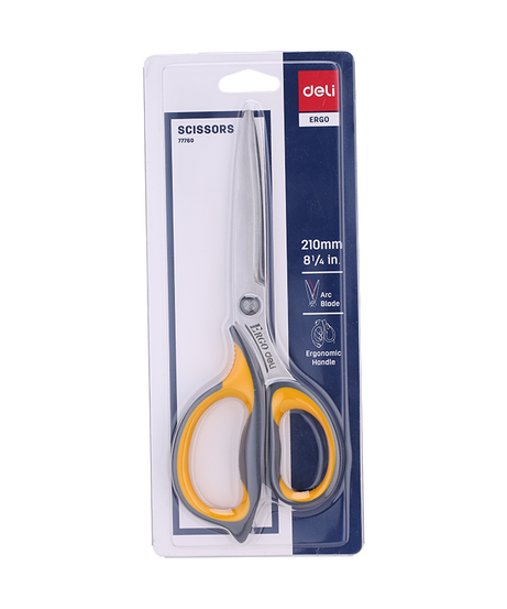 Foarfeca birou 21cm cu grip Deli
