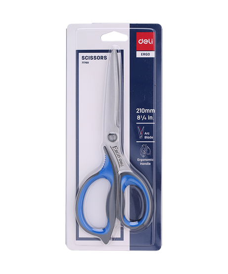 Foarfeca birou 21cm cu grip Deli