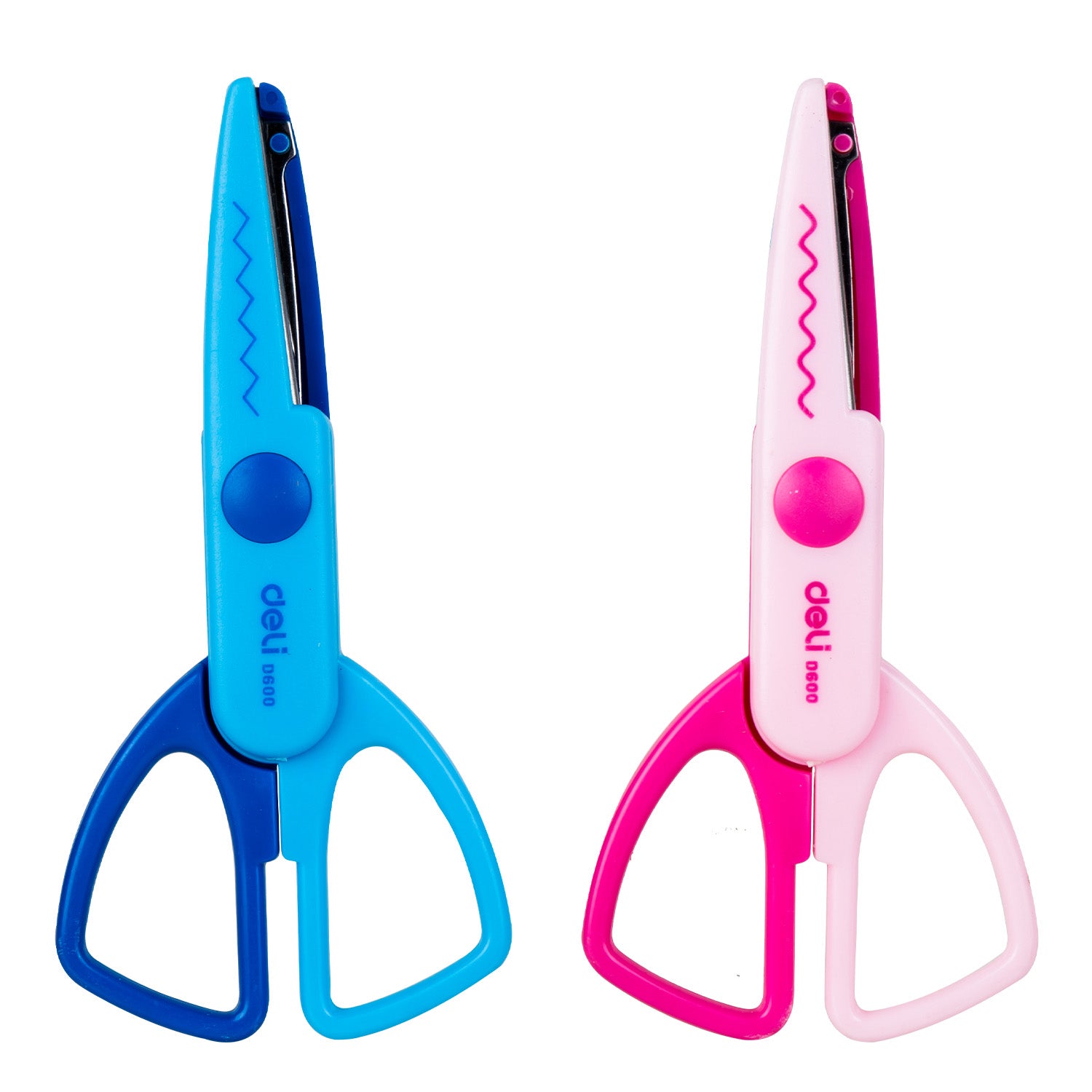Foarfecă școlară Deli de crafting – 13.5 cm, lamă inox, design inovator