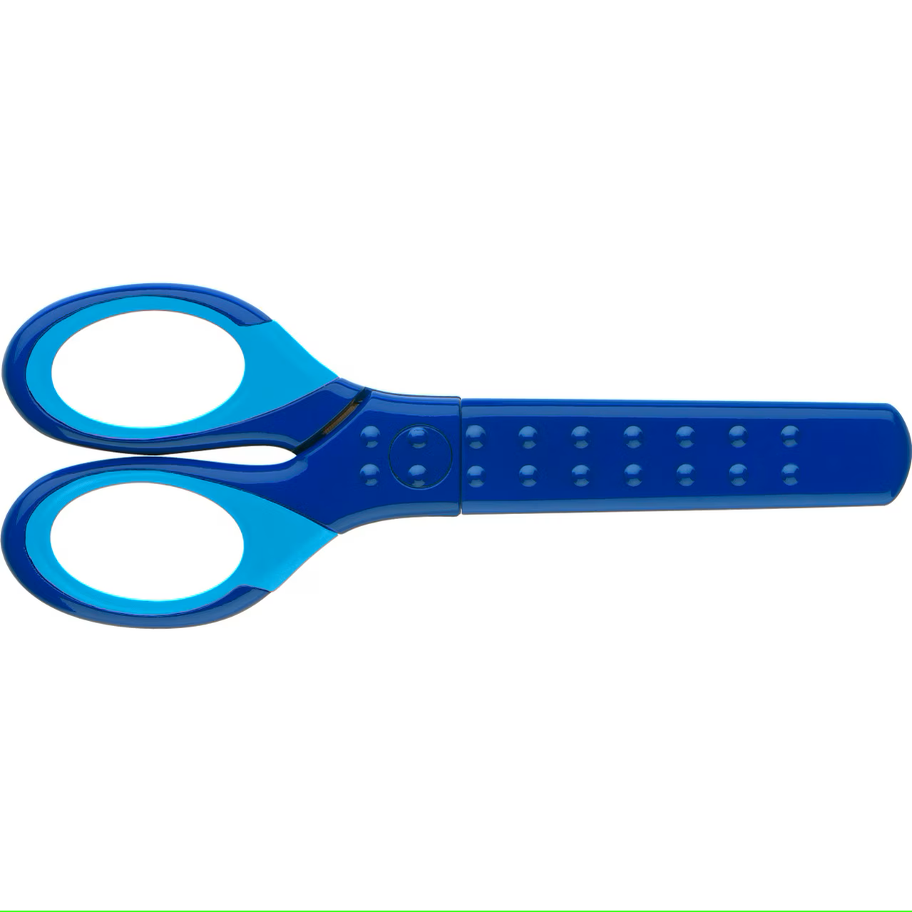 Foarfeca scolara cu protectie grip albastra Faber-Castell