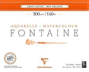 Bloc desen Fontaine Aquarelle 300g/mp