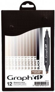 Set 12 carioci Graph'it - Manga - din categoria , util pentru elevi, studenti si profesori, produs original disponibil din stoc
