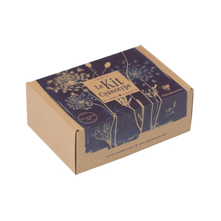 Acuarella - culori acrilice, accesorii papetarie, pensule, carioci si markere etc - Kit Creativ Cyanotype Clairfontaine din categoria , ideal pentru scoala si teme zilnice, pret avantajos in magazin online