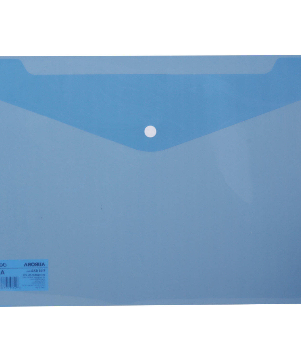 Mapa plastic tip plic cu buton A4 albastra Deli