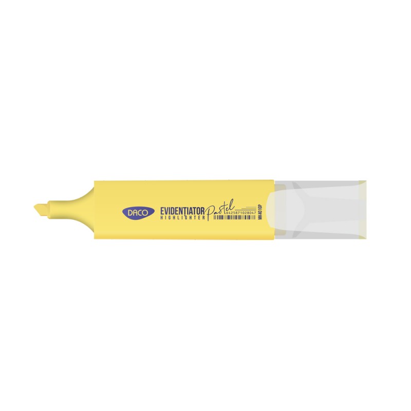 Acuarella - culori acrilice, accesorii papetarie, pensule, carioci si markere etc Marker evidentiator culori pastel - Galben - Marker text pastel din categoria Office Supplies > Office Instruments > Writing & Drawing Instruments > Markers & Highlighters > Highlighters, potrivit pentru uz profesional si hobby, disponibil online cu livrare rapida