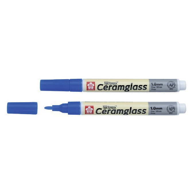 Acuarella - culori acrilice, accesorii papetarie, pensule, carioci si markere etc Markere Sakura Pen-Touch Ceramglass - F White - Markere Sakura Ceramglass din categoria Arts & Entertainment > Hobbies & Creative Arts > Arts & Crafts > Art & Crafting Materials > Craft Paint, Ink & Glaze > Art & Craft Paint, util pentru elevi, studenti si profesori, alegere inspirata pentru papetarie moderna
