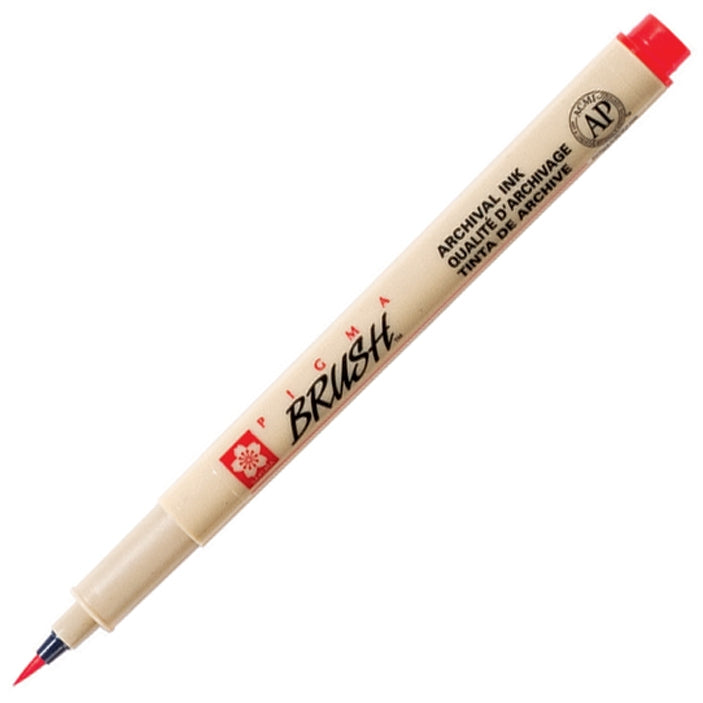Markere Sakura Pigma Brush Red - din categoria , recomandat pentru desen si activitati creative, pret avantajos in magazin online
